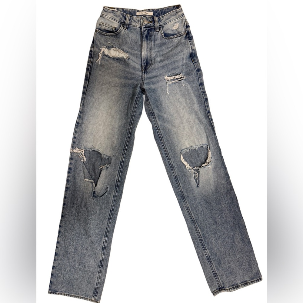 PacSun Women’s 90’s Boyfriend Distressed Blue Jeans Size 23 NWOT